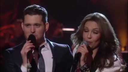 Thalia Michael Buble - Feliz Navidad Live