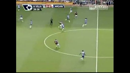 Aston Villa vs. Wigan 8.15.2009 1 полувреме