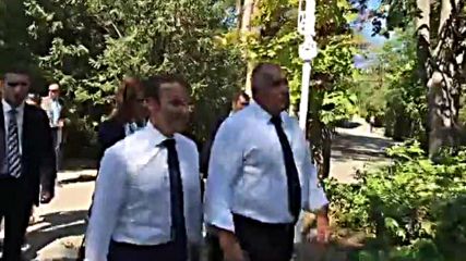 Борисов пред Макрон: Снощи са изгасили лампата, за да било по-сигурно