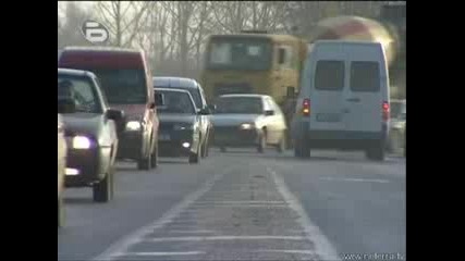 btv Вечерните Новините 21.12.2007 - Пиян шофьор се блъсна в тролейбусен стълб 