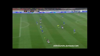 Ronaldinho pass Seedorf gol vs sampdoria 2 