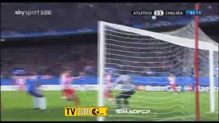Атлетико - Челси 2 - 2 Дрогба Гол
