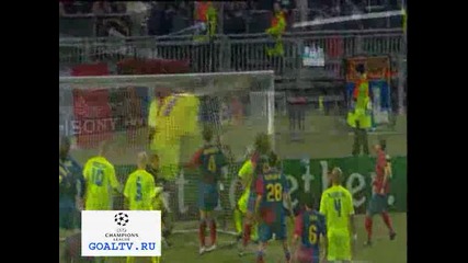 Лион 1:1 Барса Жуниньо Гол
