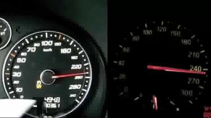 Audi Rs3 vs Bmw M1 acceleration 0-270 kmh