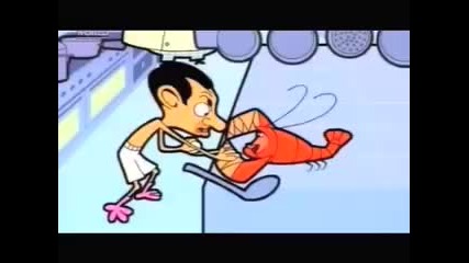 Mr Bean Анимация Restaurant