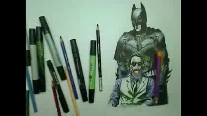 Batman and Joker Drawing