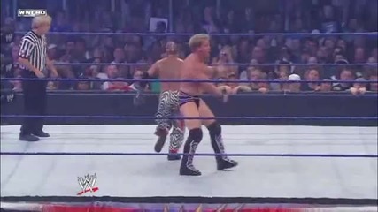 Chris Jericho Codebreakers Rey Mysterio in Mid Air