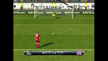 Pes 13 Penalty Shootout - Santos vs. Bayern Munchen