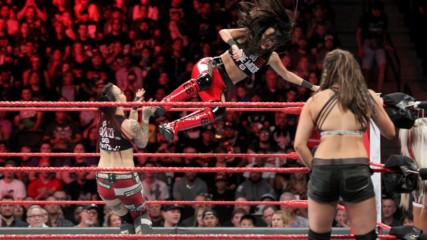 The Bella Twins & Natalya vs. The Riott Squad: Raw, Sept. 24, 2018
