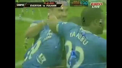 Everton vs Fulham 2 - 1 