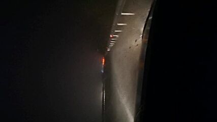 Силен дъжд и градушка удариха магистрала „Тракия”