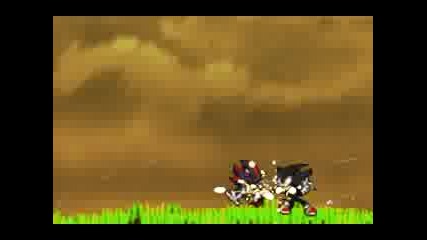 Dark Sonic Vs Shadow