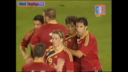 Spain - Belgium 1 - 0 Goal na David Silva