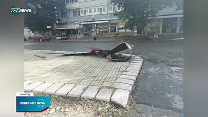Буря удари Тервел, има щети
