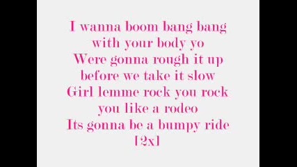 Mohombi - Bumpy Ride *lyrics*