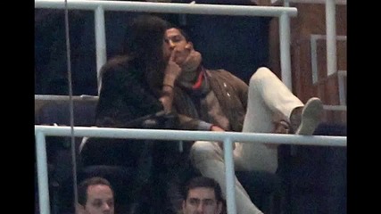 Кристиано Роналдо се целува с Ирина Шейк
