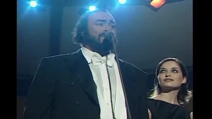 The Corrs sing with Pavarotti