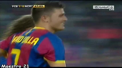 Highlights Barcelona 1 - 1 Ac Milan - 25 - 08 - 2010