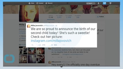 Milla Jovovich and Paul W.S. Anderson Share the First Picture of Newborn Daughter Dashiel Edan!
