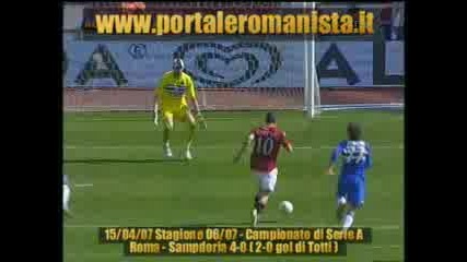 Roma - Sampdoria (2 - 0totti)