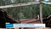 Затворени пътища, паднали дървета и изпочупени покриви след буря в Силистренско