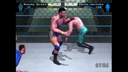Ранди Ортон срещу Крис Жерико мач в адска клетка