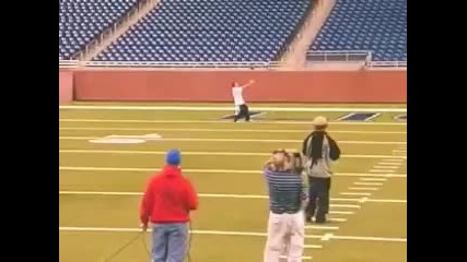 Eminem and Sway Playing Football - 2004