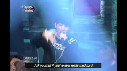 Bts - We Are Bulletproof Pt. 2 No More Dream (2013.06.29) [music Bank w Eng Lyrics]