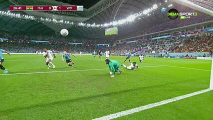 Гана - Уругвай 0:2 /първо полувреме/