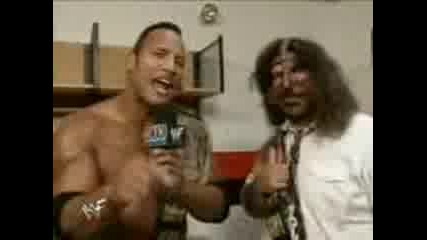 Wwe The Rock And Mankaned