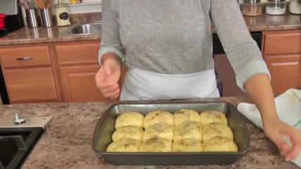 Cheesy Garlic Dinner Rolls Recipe - Laura Vitale