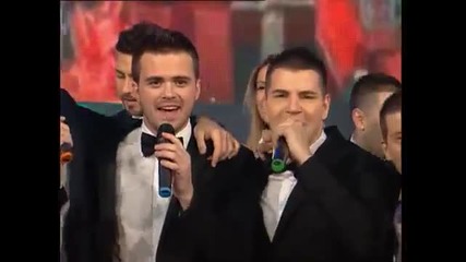 Новогодишно народно веселие на Grand за 2013 Dzej, Biljana Jevtic i Dusan Svilar