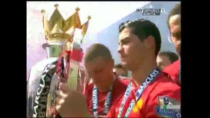 16.05.2009 Юнайтед Шампион На Англия След 0 - 0 С Арсенал