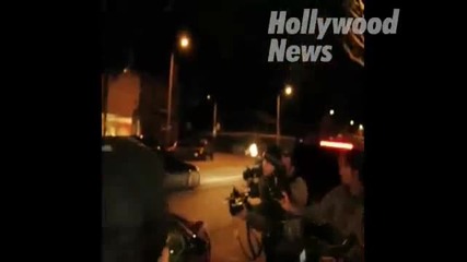 Lindsay Lohan leaving Madeo restaurant (04.02.2010) 