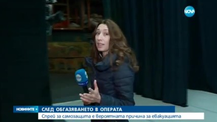 Спрей за самозащита – вероятна причина за евакуацията в Операта