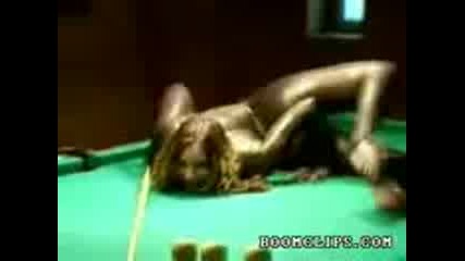 crazy pool girl