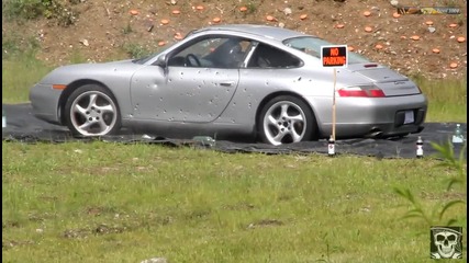 Porsche 911 под обстрел! (hd)