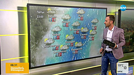 Прогноза за времето (01.10.2019 - сутрешна)