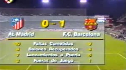 Atltico de Madrid vs Fc Barcelona 1992 1993 copa del rey