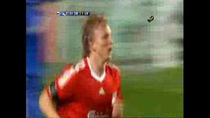 Liverpool 4 - 4 Chelsea Dirk Kuyt Goal