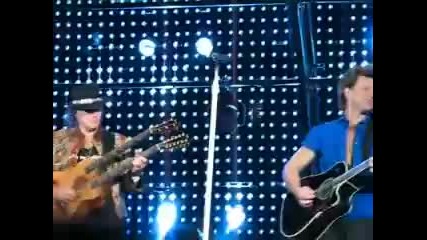 Bon Jovi Wanted Dead Or Alive Live Central Park July 2008 