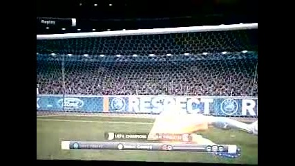 Pes 2011 странична ножица на Villa