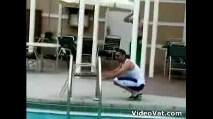 Pool Chair Jumping