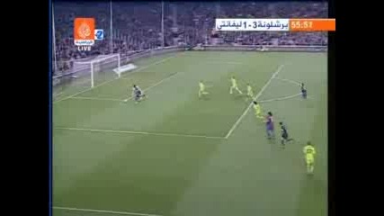 Барселона - Леванте 5:1 (1-я гол на Етоо)