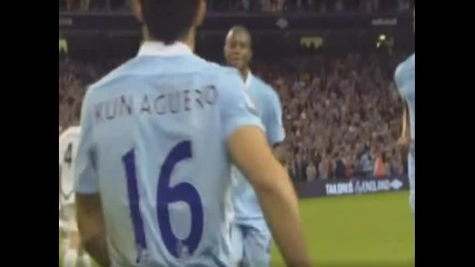 първия гол на Aguero