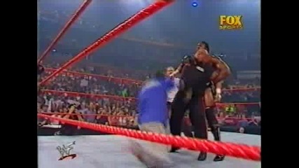 Wwf Raw is War 09/17/01 Booker T & Shane Mcmahon vs Tazz