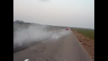 Audi 80 1.6l Burnout