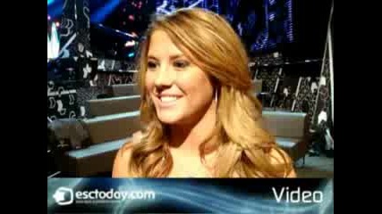 Molly Sanden - Interview ( Melodifestivalen 2009)