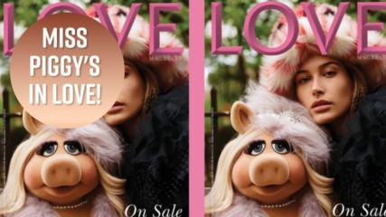 Miss Piggy joins Kendall Jenner for high fashion shoot