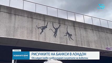 Рисунките на Банкси в Лондон вече са седем (ВИДЕО)